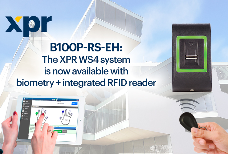 Discover the first Webserver reader that works with biometry and RFID technology!