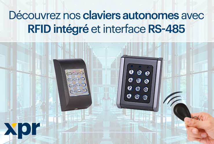 Découvrez nos claviers autonomes avec RFID intégré et interface RS-485