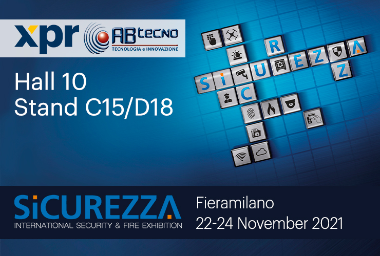 XPR at Sicurezza 2021 together with our partner Ab Tecno Srl